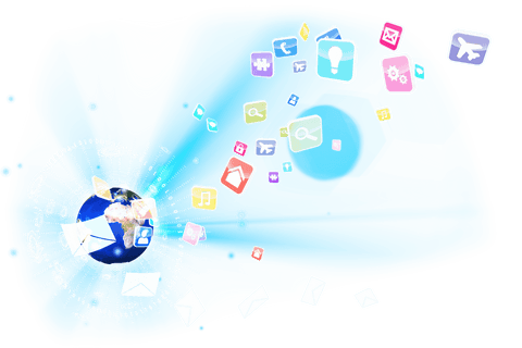 global digital network and communication icons on transparent background - Download Free Stock Videos Pikwizard.com