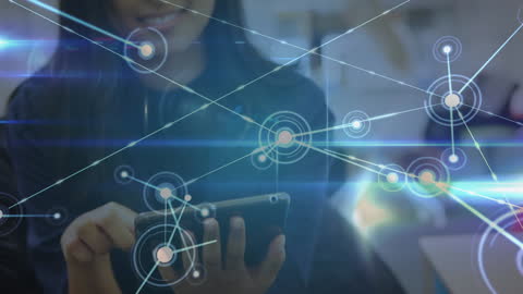 Innovative Technology Concept with Digital Connectivity