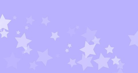 Whimsical Pastel Star Pattern with Lavender Background