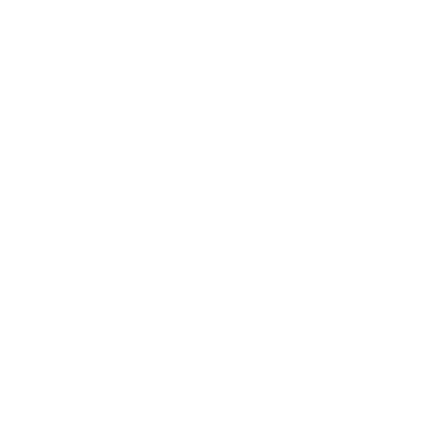 Seamless transparent silhouette of work tools on black background