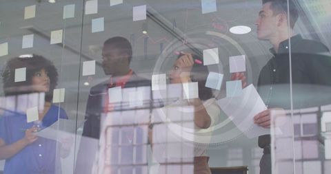 Innovative Team Collaborating on Strategic Business Plans