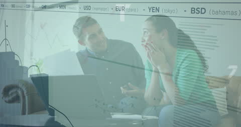 Animated Currency Matrix with Stakeholders Strategizing