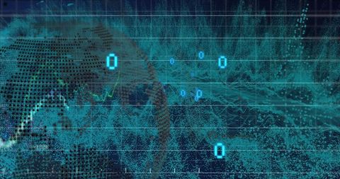 Futuristic Digital Globe on Data Dashboard Background - Download Free Stock Images Pikwizard.com