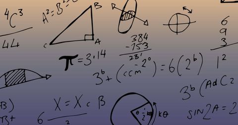 Mathematical Formulas and Data Processing Visualization - Download Free Stock Images Pikwizard.com
