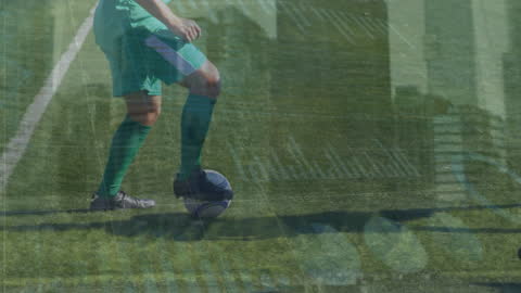 Soccer Training with Financial Data Overlay