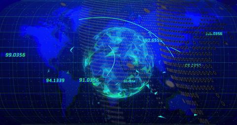 Global Digital Data Glows In Virtual Analytics Interface - Download Free Stock Images Pikwizard.com