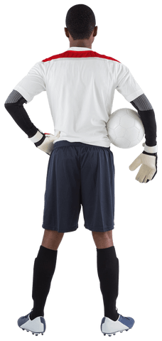 Confident Soccer Goalkeeper Holding Ball Transparent Background - Download Free Stock Videos Pikwizard.com
