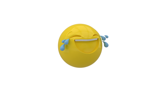 Three Dimensional Transparent Giggling Smiley Face Expressing Joy - Download Free Stock Videos Pikwizard.com