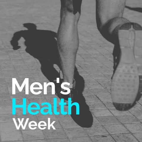 men's health week campaign with runner's shadow - Download Free Stock Templates Pikwizard.com