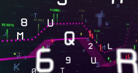 Abstract Financial Data Visualization in Digital Interfaces - Download Free Stock Images Pikwizard.com