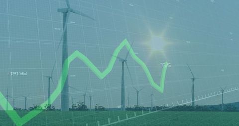 Renewable energy and sustainable technology concept