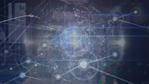 Global Digital Network with Stock Market Analytics