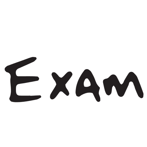 exam text vector illustration on transparent background - Download Free Stock Videos Pikwizard.com