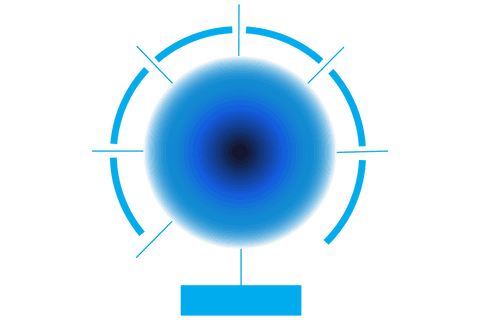 Futuristic Blue Glowing Interface Design with Transparent Elements - Download Free Stock Videos Pikwizard.com