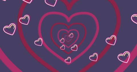 Floating Red Hearts on Blue Background for Valentine's Day - Download Free Stock Images Pikwizard.com