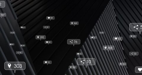 Digital Social Media Interaction Over Urban Landscape