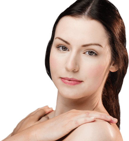 elegant woman posing with transparent beauty and natural makeup - Download Free Stock Videos Pikwizard.com