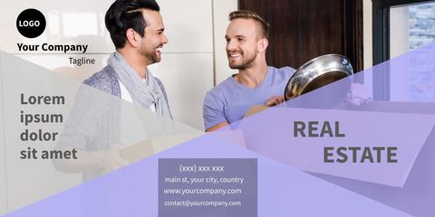 friendly conversation in modern kitchen for real estate promotion - Download Free Stock Templates Pikwizard.com