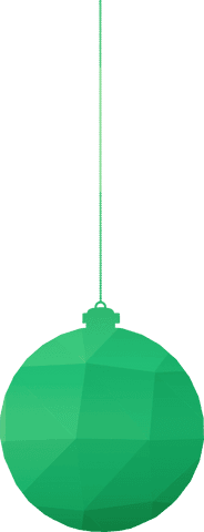 green geometric christmas bauble with transparent background - Download Free Stock Videos Pikwizard.com