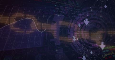 Futuristic Digital Interface with Data Flow and Connections - Download Free Stock Images Pikwizard.com