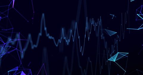 Electronic Financial Data and Network Visualization - Download Free Stock Images Pikwizard.com