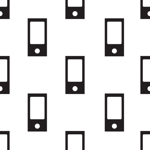 seamless black smartphone pattern on transparent background - Download Free Stock Videos Pikwizard.com