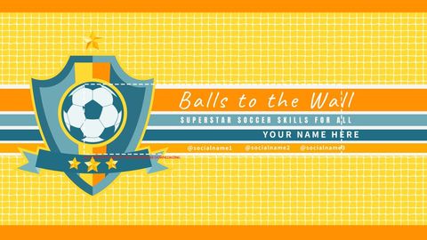 Vibrant Soccer Skills Training Banner Design - Download Free Stock Templates Pikwizard.com
