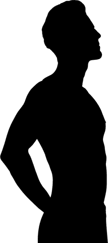transparent silhouette of man in motion vector - Download Free Stock Videos Pikwizard.com