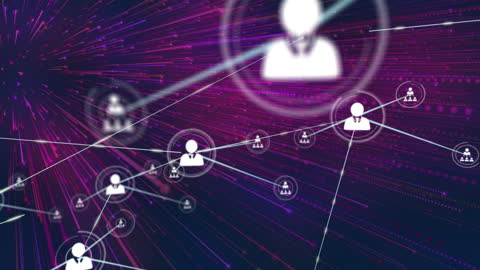 Global Network of Connections in Digital Space