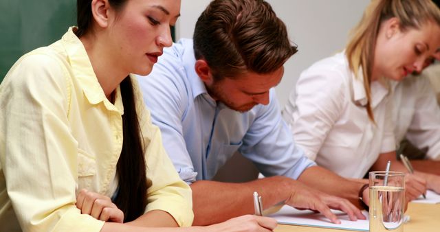 Focused Diverse Team of Professionals in Concentrated Meeting - Download Free Stock Images Pikwizard.com