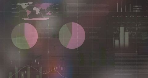 Futuristic Financial Data Processing on Digital Screen - Download Free Stock Images Pikwizard.com