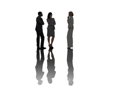 Business People Group on Transparent Background with Shadows - Download Free Stock Videos Pikwizard.com