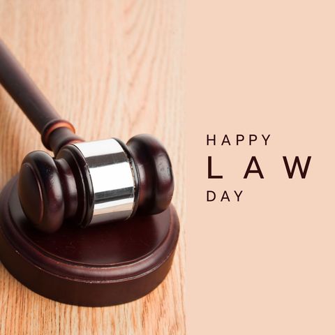 gavel on wood table celebrates law day - Download Free Stock Templates Pikwizard.com