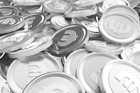 Transparent Silver Euro Coins with Symbol Illustration - Download Free Stock Videos Pikwizard.com
