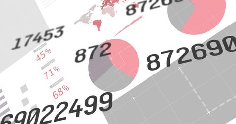 dynamic financial data spread with graphs and charts - Download Free Stock Images Pikwizard.com