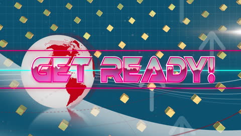 Dynamic Game Start Animation with Vibrant Colors