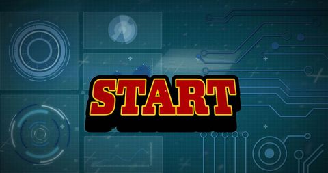 Dynamic Start Text on Data Technology Background - Download Free Stock Images Pikwizard.com