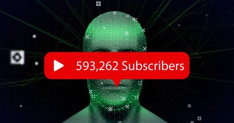 Digital Transformation with Subscriber Growth Graph - Download Free Stock Images Pikwizard.com