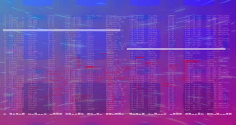 Abstract Digital Concept with Data and Light Trails Animation