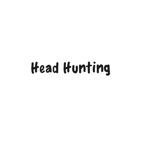 head hunting text on transparent background for versatile use - Download Free Stock Videos Pikwizard.com