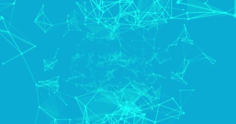 Abstract Digital Network of Connections on Blue Background - Download Free Stock Images Pikwizard.com