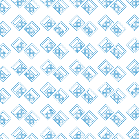 seamless pattern of blue calculator icons on transparent background - Download Free Stock Videos Pikwizard.com