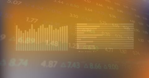 Financial Data Visualization with Blurred Stock Ticker - Download Free Stock Images Pikwizard.com