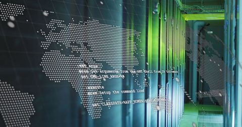 Global Data Processing in Digital Network Environment - Download Free Stock Images Pikwizard.com