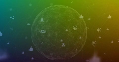 Global Network Connections with Digital Icons Overlay - Download Free Stock Images Pikwizard.com