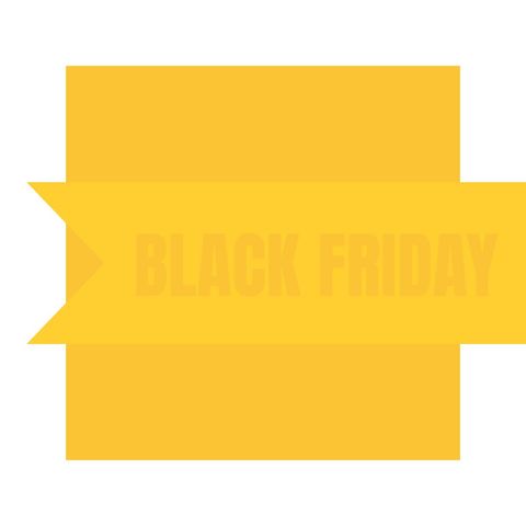 black friday banner with yellow background - Download Free Stock Templates Pikwizard.com
