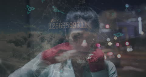 Augmented Reality Boxing Training with Data Overlays