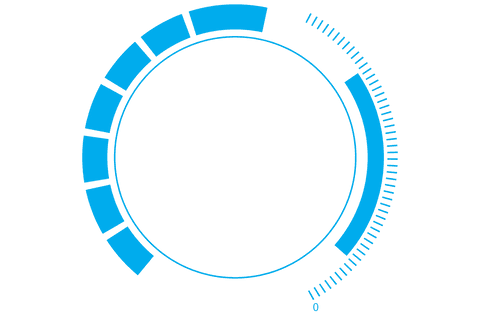 Blue Abstract Digital Illustration on Transparent Background - Download Free Stock Videos Pikwizard.com