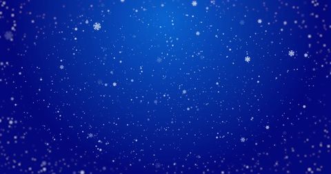 Falling Snowflakes on Blue Backdrop for Winter Theme - Download Free Stock Images Pikwizard.com