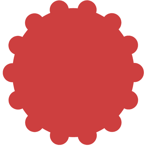 Abstract Red Circular Design on Transparent Background - Download Free Stock Videos Pikwizard.com